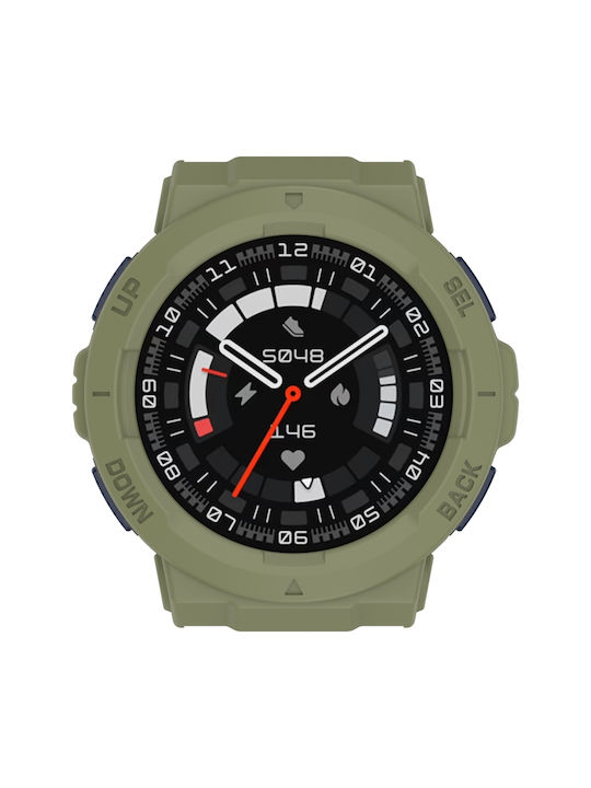 Schutz Silikonhülle in Grün Farbe für Amazfit Active Edge A2212