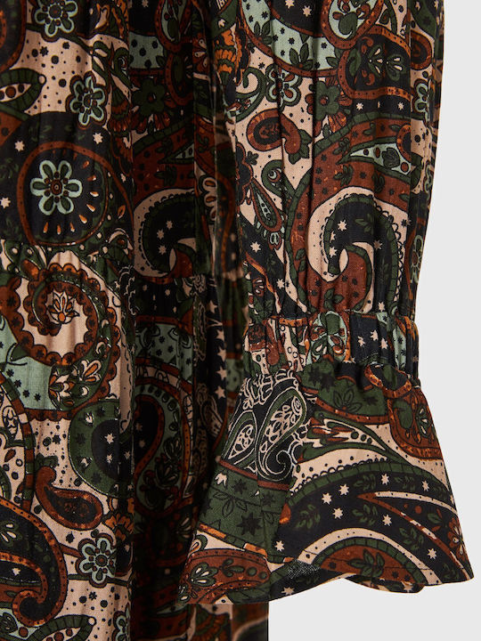 Midi Kleid Braun