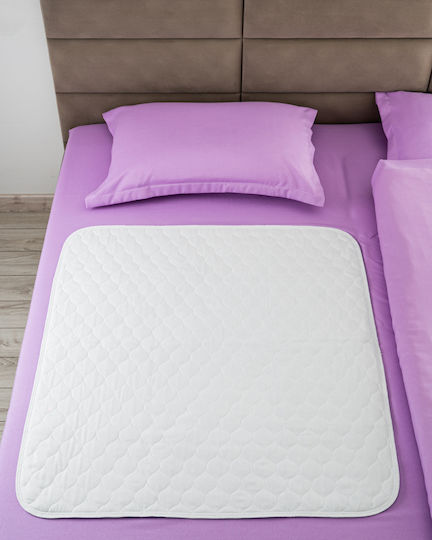Fiziotab Pad Protecție Impermeabilă Reutilizabilă Saltea Pentru Pacienți Incontinență Lavabilă 90 X 85 Cm Albastru