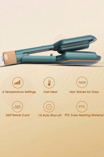 Ceramic Electric Brush for Straightening and Curls Hair and Beard