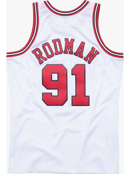 Chicago Bulls Road 1997-98 Dennis Rodman Swingman Jersey Ανδρική Φανέλα Εμφάνισης Μπάσκετ