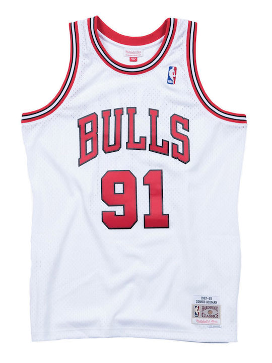 Chicago Bulls Road 1997-98 Dennis Rodman Swingman Jersey Ανδρική Φανέλα Εμφάνισης Μπάσκετ