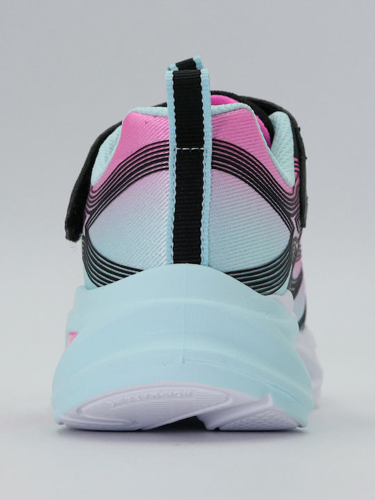 Cosmic Glow Kids Sneakers with Scratch & Lights Multicolour