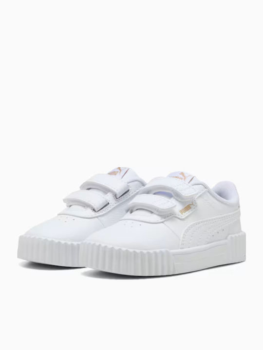 Carina 3.0 Παιδικά Sneakers με Σκρατς Λευκά