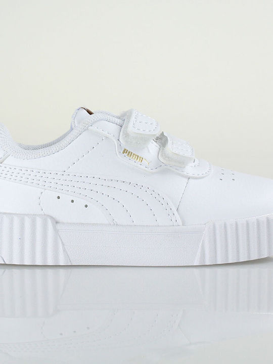 Carina 3.0 Παιδικά Sneakers με Σκρατς Λευκά