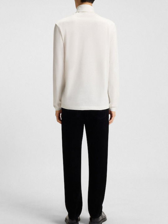Daporollo Long Sleeve White Blouse