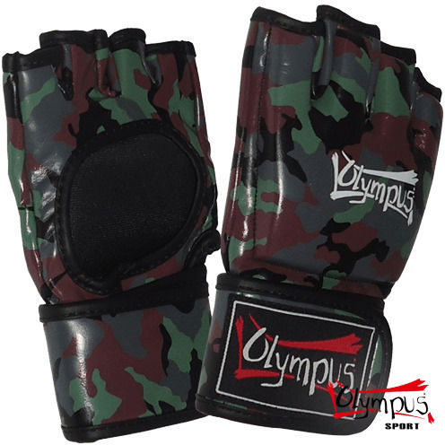 Olympus Sport Camo Γάντια ΜΜΑ από Συνθετικό Δέρμα Μαύρα