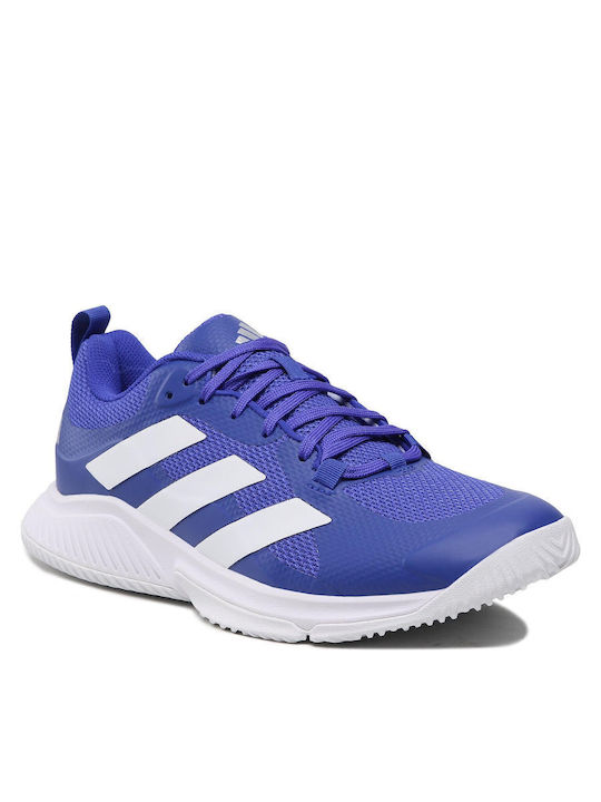 Court Team Bounce 2.0 Sport Shoes Volleyball Lucid Blue / Cloud White / Silver Metallic
