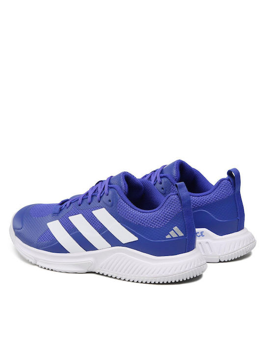 Court Team Bounce 2.0 Sport Shoes Volleyball Lucid Blue / Cloud White / Silver Metallic