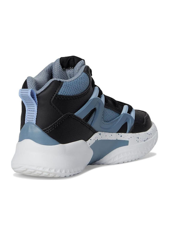 Court Waterproof Kids Sports Shoes Basketball with Laces Black