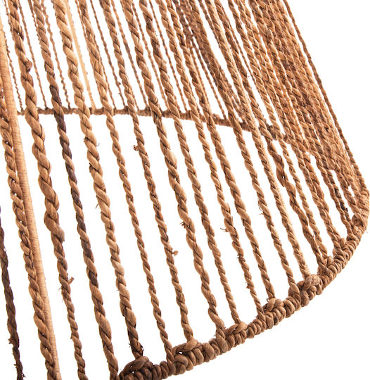 HomeMarkt Pendant Light Brown Boho with Rope for Socket E27 100x100x100cm