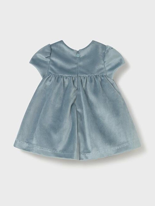 Rochie pentru Copii Mâneca scurta Catifea Bay Leaf Mint