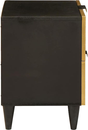 Комоди Черен 2бр 40x33.5x46см