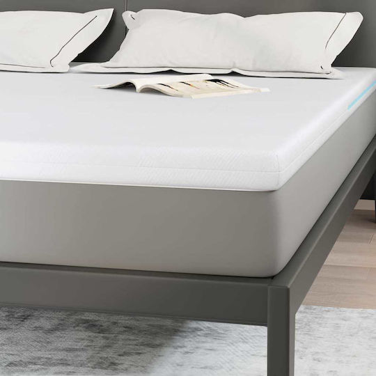 vidaXL Schutzauflage King Size Weiß 180x200cm