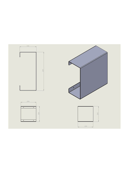 Verdi Grey Bathroom Shelf