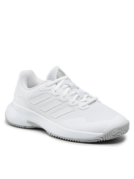 adidas Gamecourt 2.0 Women's Tennis Shoes for Hard Courts Cloud White / Grey Two