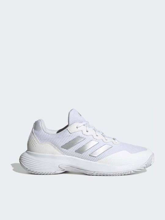 adidas Gamecourt 2.0 Γυναικεία Παπούτσια Τένις για Σκληρά Γήπεδα Λευκά