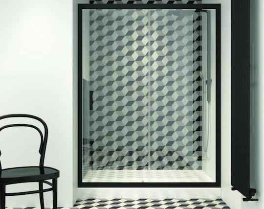 Orabella Energy Partea Fixă Duș 100x100cm Mat Negru
