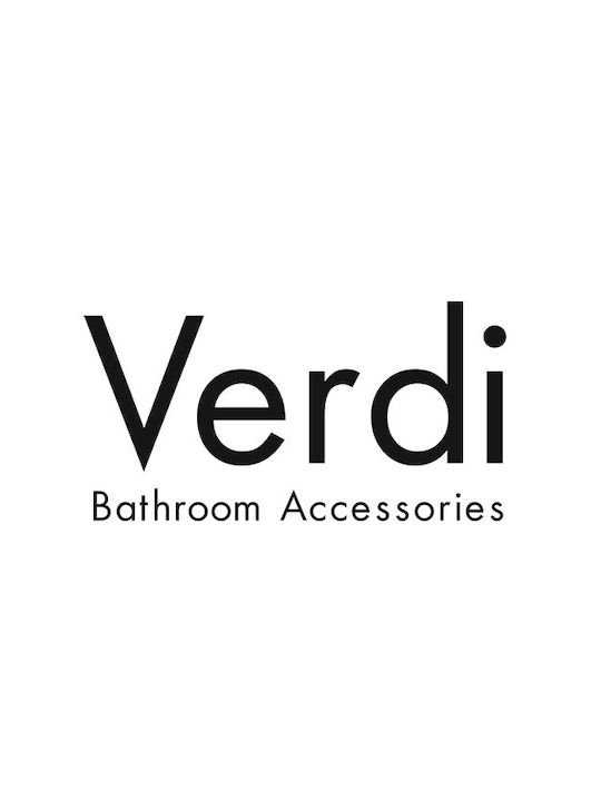 Verdi Sigma Single Wall-Mounted Bathroom Ring ​20x7.4cm Black