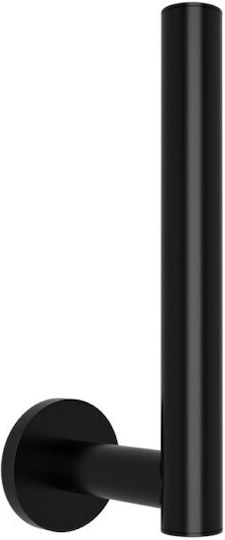 Verdi Omicron Επιτοίχια Χαρτοθήκη Μεταλλική Black Matt