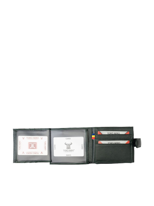 Δερμάτινο Ανδρικό Πορτοφόλι με RFID Πράσινο