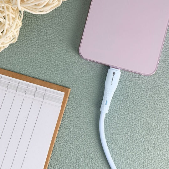 Forcell F-energy USB 2.0 Cable USB-C male - USB-C 100W Blue 1m