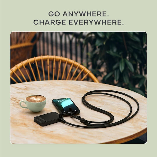 Satechi Braided USB 2.0 Cable USB-C male - USB-C 60W Black 1.5m