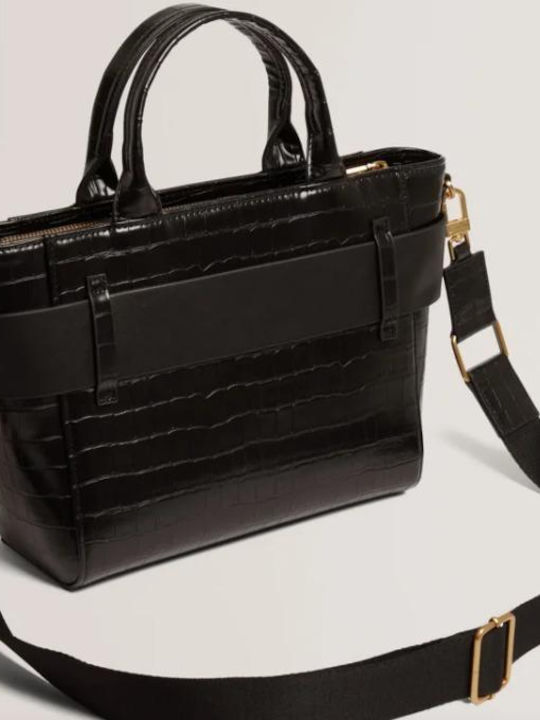 Leather Women's Bag Shoulder Black
