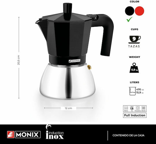 Monix Espressokocher Für Den Herd Schwarz