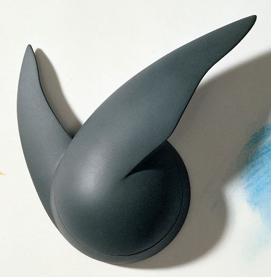Alessi Ρολόι Τοίχου Πλαστικό Γκρι 25x5cm