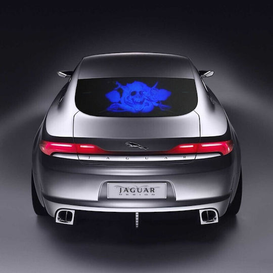 Autocolant Transparent Invizibil Fluorescent Imagine UV