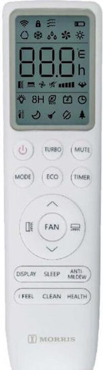 Morris Loft II Κλιματιστικό Inverter 24000 BTU A++/A+ με Ιονιστή και WiFi