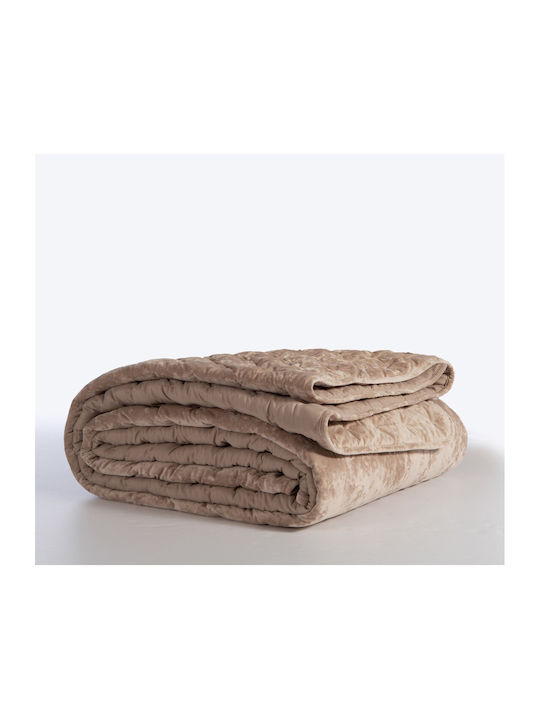 Nef-Nef Homeware Priver Tagesdecke Übergröße aus Polyester Grey 240x230cm