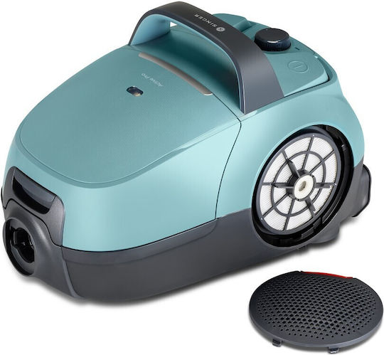 Singer Aspirator 800W cu sac 4lt Verde