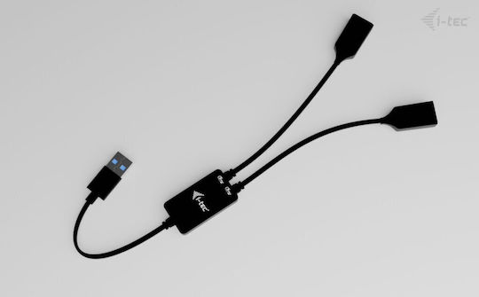 I-tec Hub USB cu Cablu Usb-a 2 Porturi 2x USB-A 3.2 Gen 1