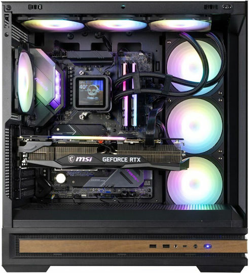 Zalman P40 Namu Gaming Midi Tower Κουτί Υπολογιστή με Πλαϊνό Παράθυρο Μαύρο