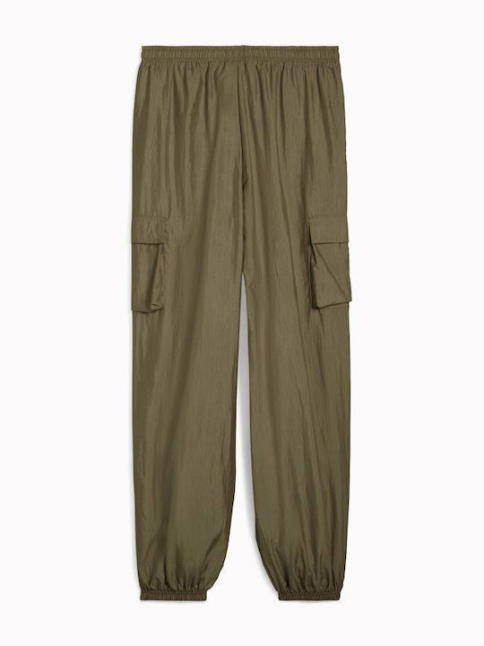 Παιδικό Παντελόνι Φόρμας Green Woven