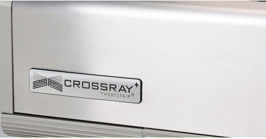 Crossray Grătar pe gaz Grătar cu 2 buc 3.1kW și Arzător Infraroșu