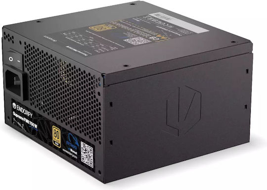Endorfy Supremo FM6 750W Black Computer Power Supply Full Modular 80 Plus Gold