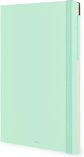 Legami 12-Month Weekly Diary Maxi 2026 19.5 X 26.5 cm Mint