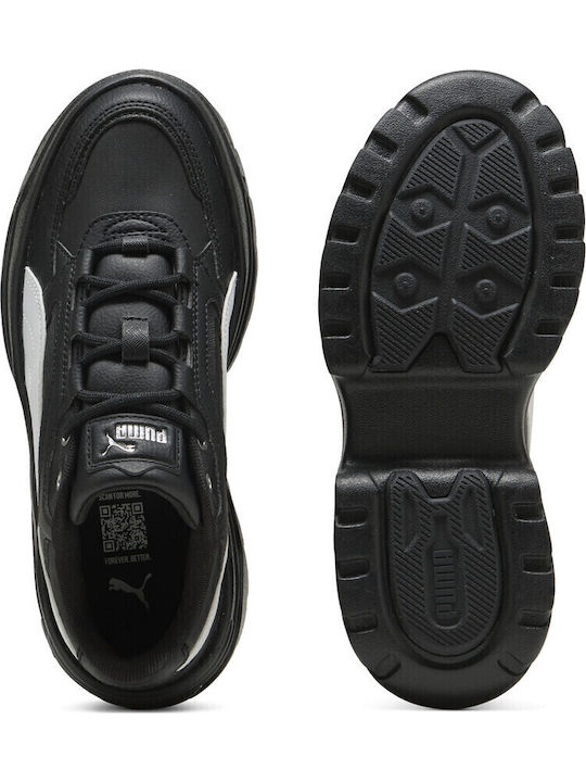 Karmen Γυναικεία Flatforms Sneakers Μαύρο Χρώμα