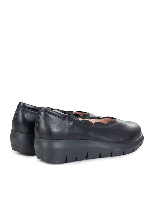 Δερμάτινα Γυναικεία Loafers σε Μαύρο Χρώμα