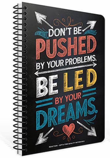 Uni Pap Spiral Notebook Ruled B5 2 Subjects 1pcs (Μiscellaneous Designs)