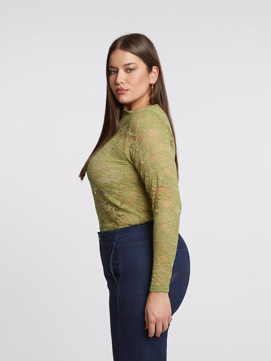 Women's Blouse Long Sleeve Floral Yellow