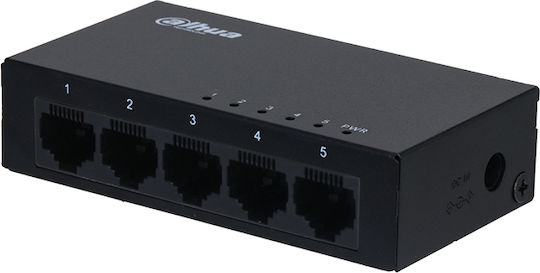 Dahua DH-SG1005 Unmanaged L2 Switch with 5 Gigabit (1Gbps) Ethernet Ports and 5 SFP Ports