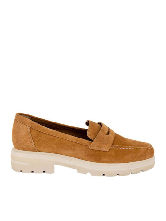 Leather Women's Loafers Light Tabbac