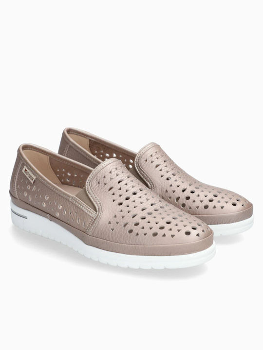 Мокасини-Loafers Дамски мокасини Perf Pewter