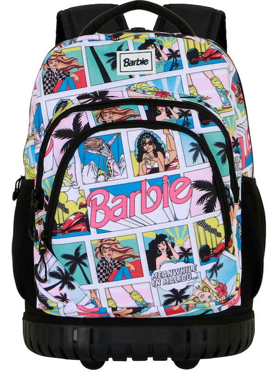 Barbie Comic Ghiozdan Troler Școală Primară Multicoloră