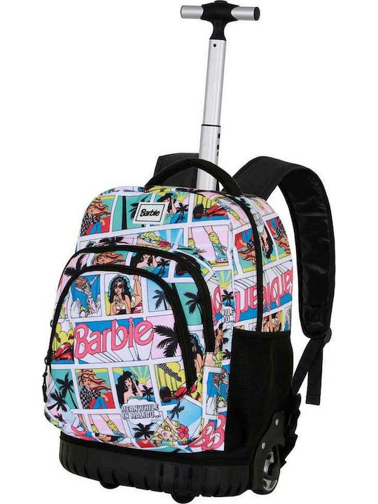 Barbie Comic Ghiozdan Troler Școală Primară Multicoloră