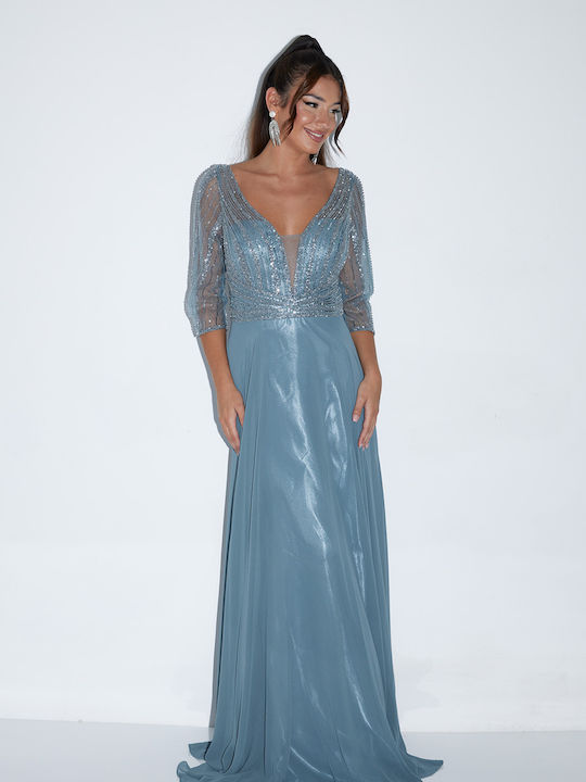 fairy ethereal wedding dress PRETTYGARDEN Women's Flowy Maxi Dress Summer Sleeveless V Neck Spaghet main image 0